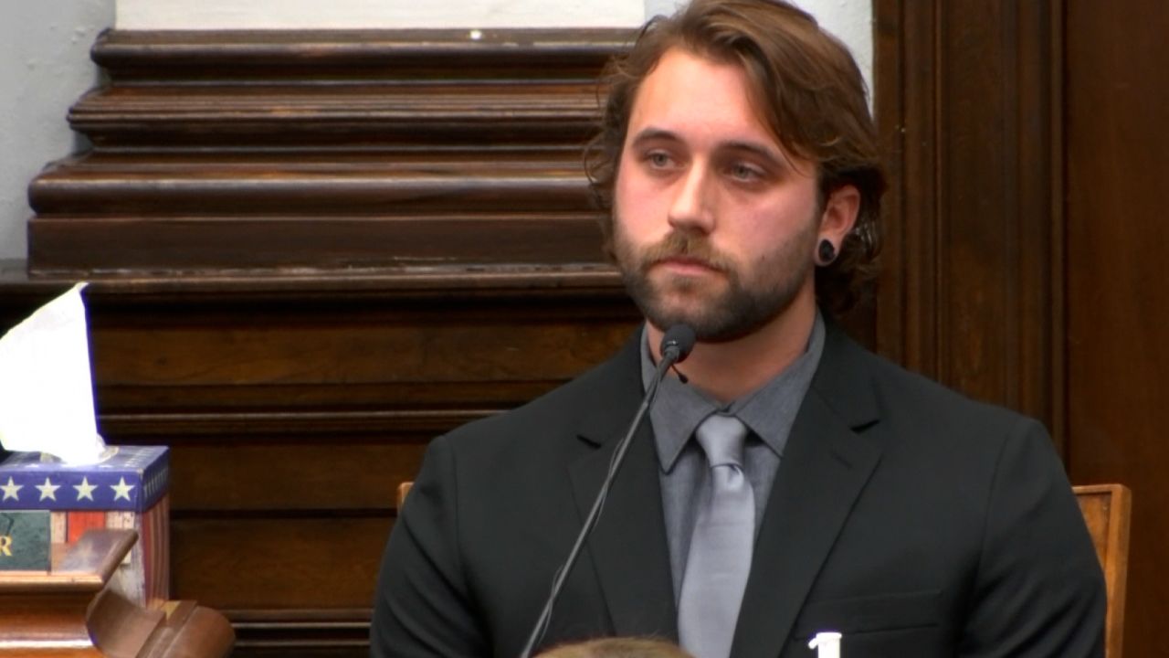 Gaige Grosskreutz, 27, testified that Kyle Rittenhouse shot him in the arm on August 25, 2020, in Kenosha.