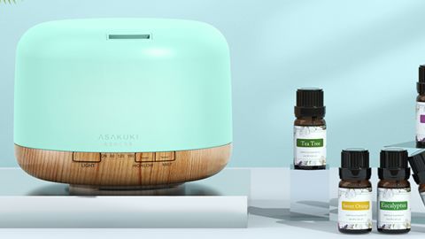 Asakuki Essential Oil Diffuser With Oils 