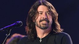 Dave Grohl of the Foo Fighters performs onstage during the taping of the "Vax Live" fundraising concert at SoFi Stadium in Inglewood, California, on May 2, 2021. - The fundraising concert "Vax Live: The Concert To Reunite The World", put on by international advocacy organization Global Citizen, is pushing businesses to "donate dollars for doses," and for G7 governments to share excess vaccines. The concert will be pre-taped on May 2 in Los Angeles, and will stream on YouTube along with American television networks ABC and CBS on May 8. (Photo by VALERIE MACON / AFP) (Photo by VALERIE MACON/AFP via Getty Images)