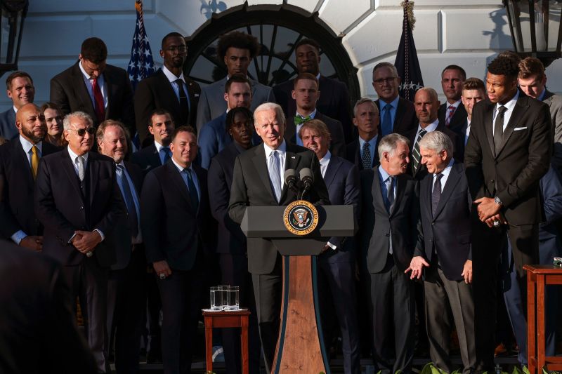 Milwaukee Bucks: Biden Honors NBA Champs At The White House | CNN Politics