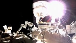 screengrab china female astronaut spacewalk