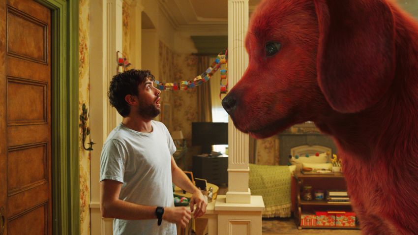 Jack Whitehall in CLIFFORD THE BIG RED DOG from Paramount Pictures. Photo Credit: Courtesy Paramount Pictures.