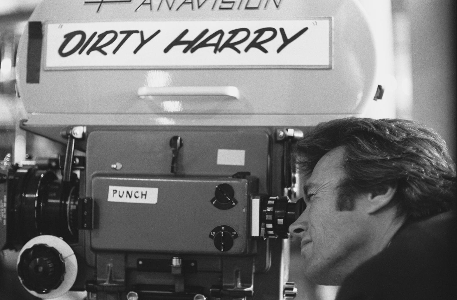 Eastwood behind the camera on "Dirty Harry" (1971). 