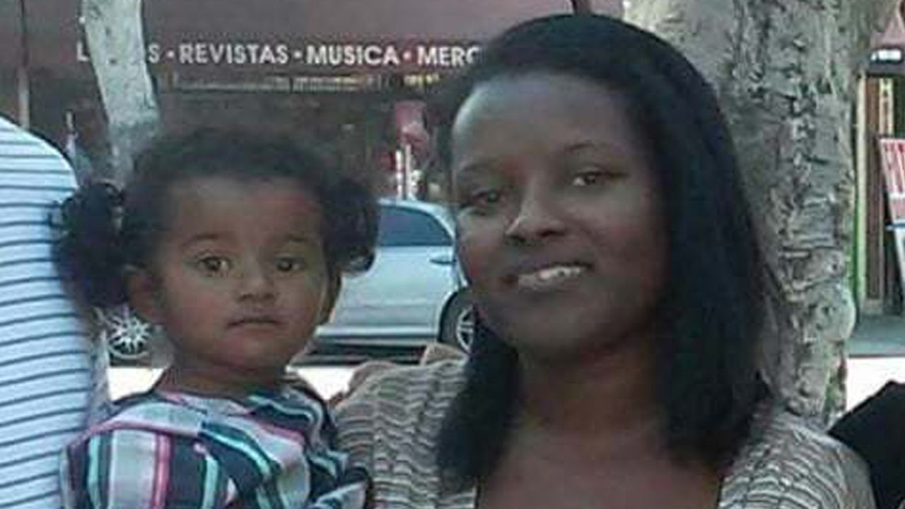 Arianna Fitts and mother Nikki. The little girl is not believed to have been with her mother when the latter was killed.