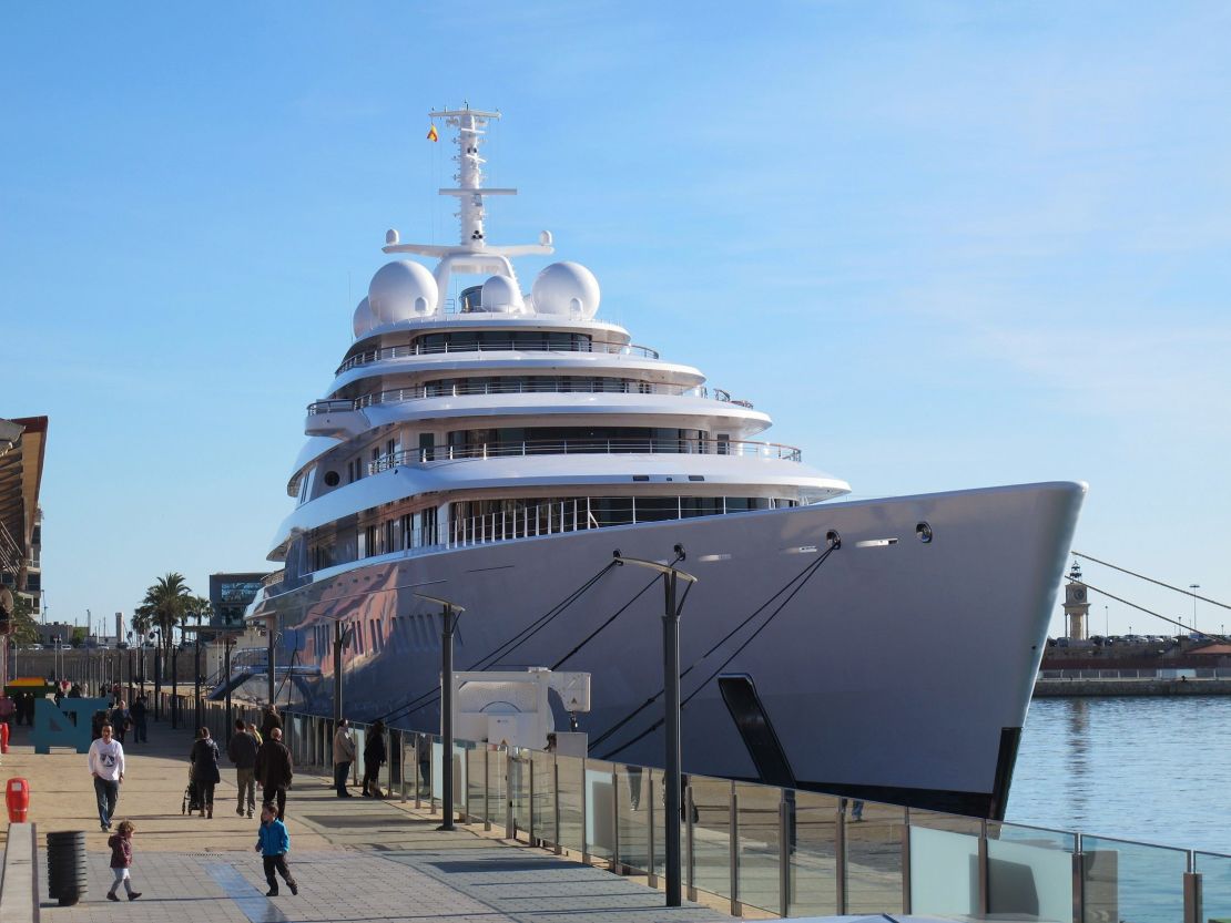 At 180 meters, Azzam is currently the biggest superyacht in the world.