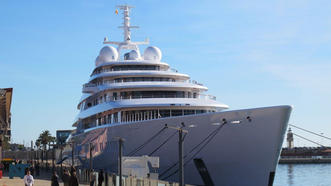 At 180 meters, Azzam is currently the biggest superyacht in the world.