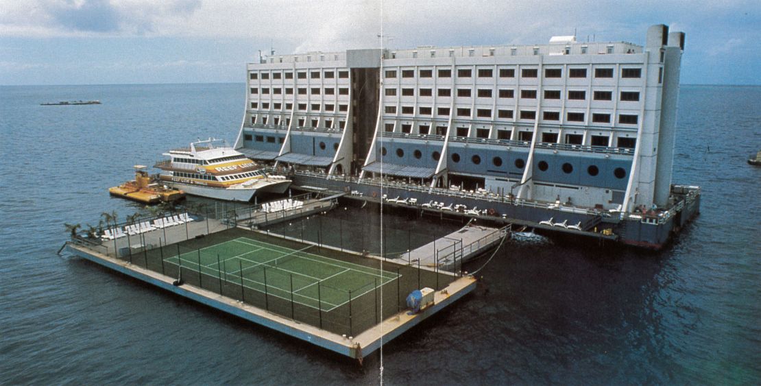The hotel didn't cope well with bad weather, with guests often left stranded.