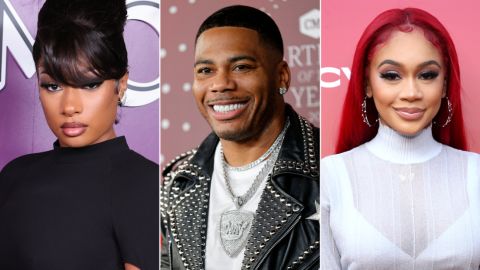 (From left) Megan Thee Stallion, Nelly and Saweetie each lend their star power to fast food chains.