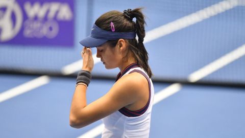 Emma Raducanu ended her season with defeat in Austria.