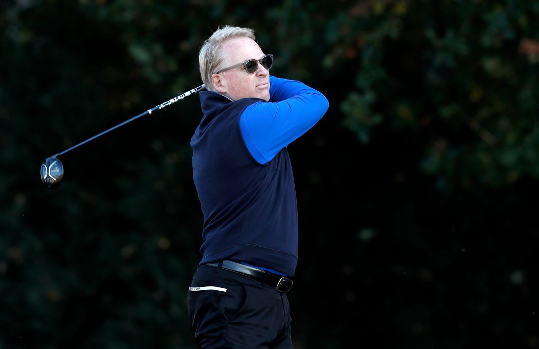 Pelley in action during the Hero Pro Am prior to the start of the British Masters.