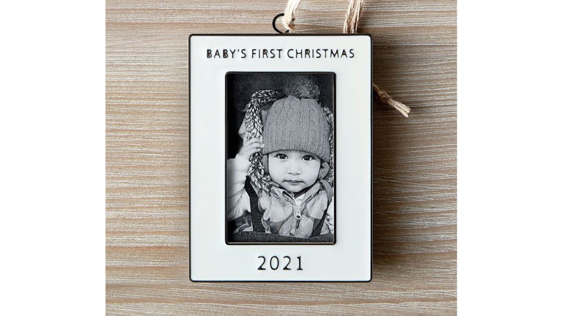 2021 Baby’s First Christmas Frame Ornament