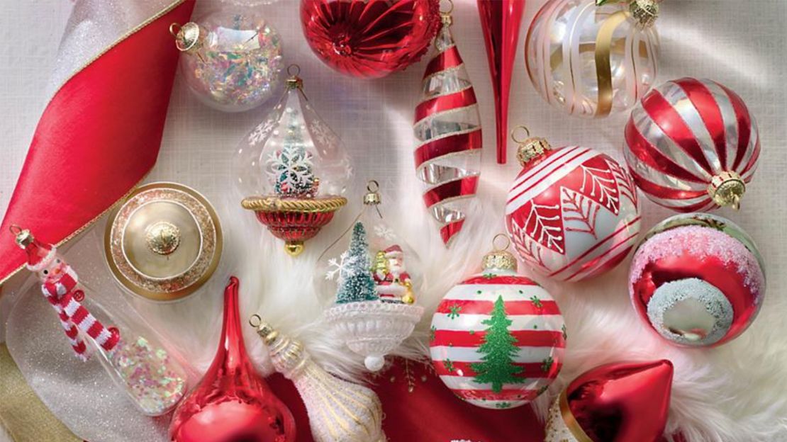 Frontgate Peppermint Dreams 40-Piece Ornament Collection