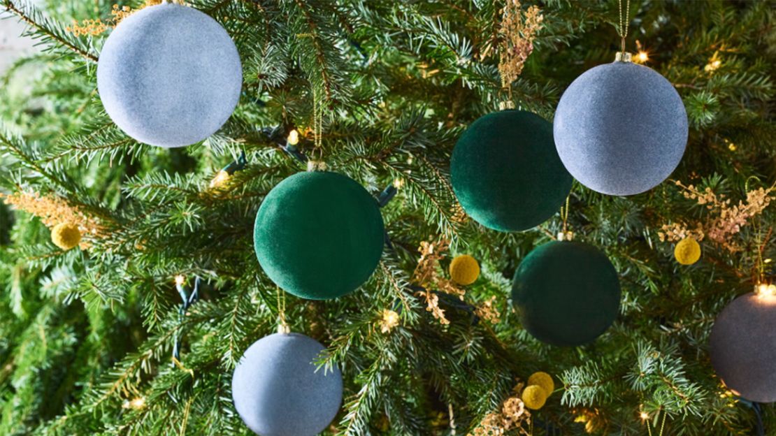 Cody Foster Velvet Holiday Baubles, Set of 6