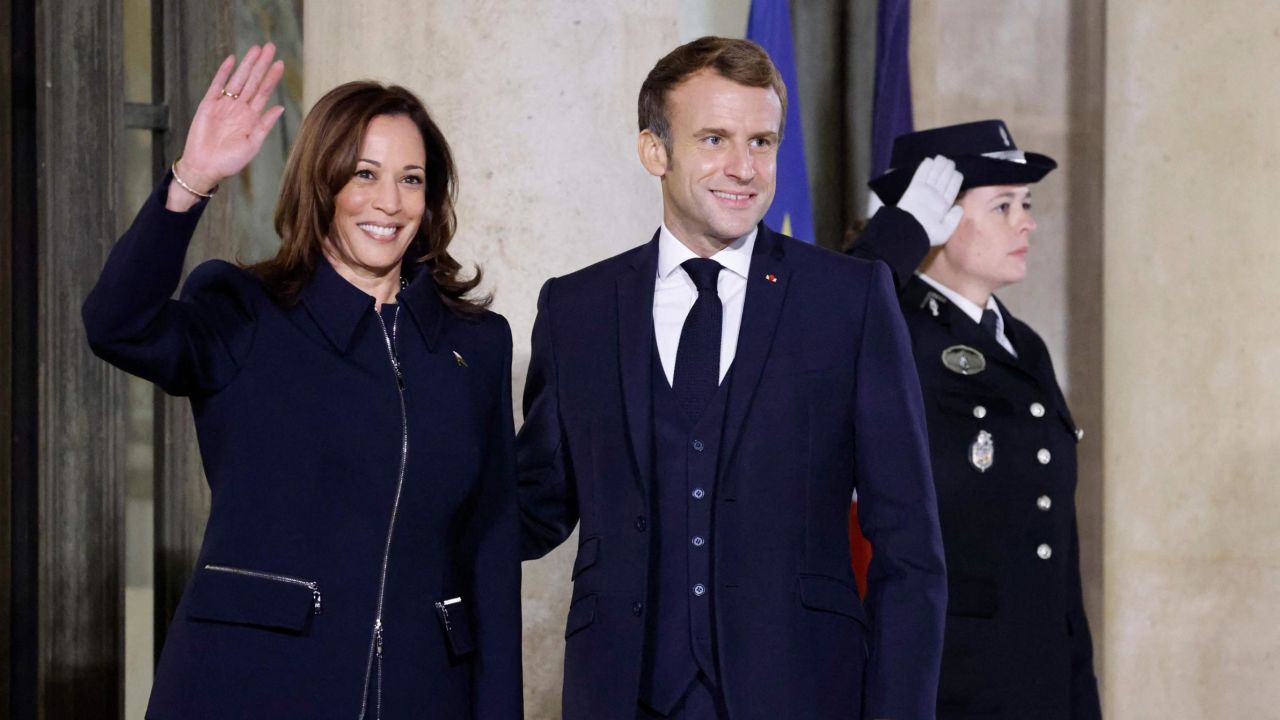 US Vice President Kamala Harris meets with French President Emmanuel Macron on Wednesday, November 10, 2021, in a further effort to mend relations with Paris after a crisis sparked by a canceled submarines contract.