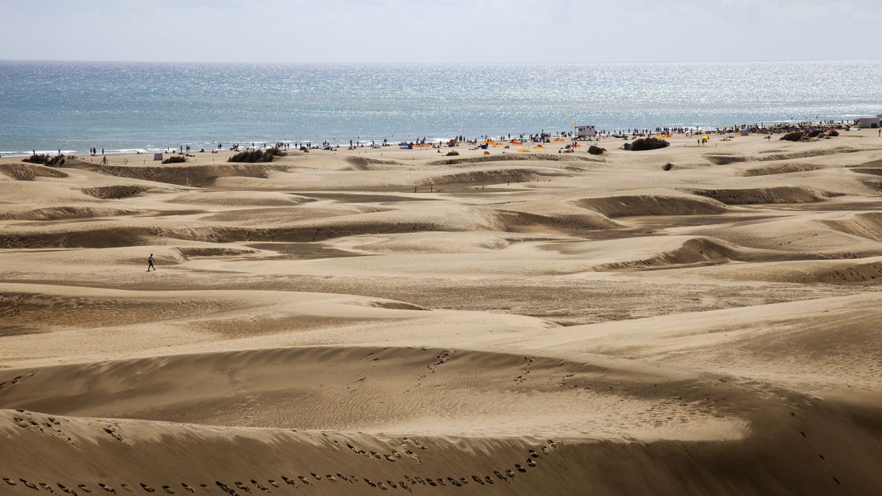 The dunes at Maspalomas are a top draw on Gran Canaria.