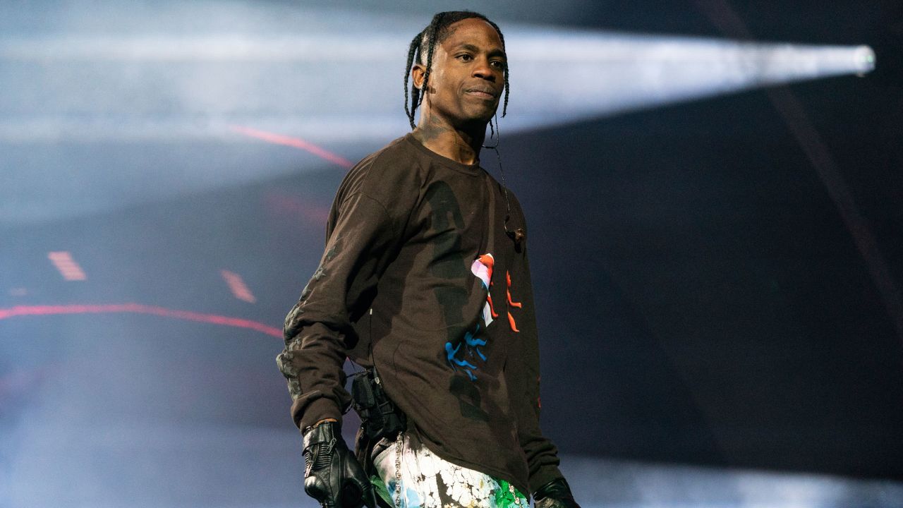 Travis Scott performing at the Astroworld Music Festival in Houston on Friday.