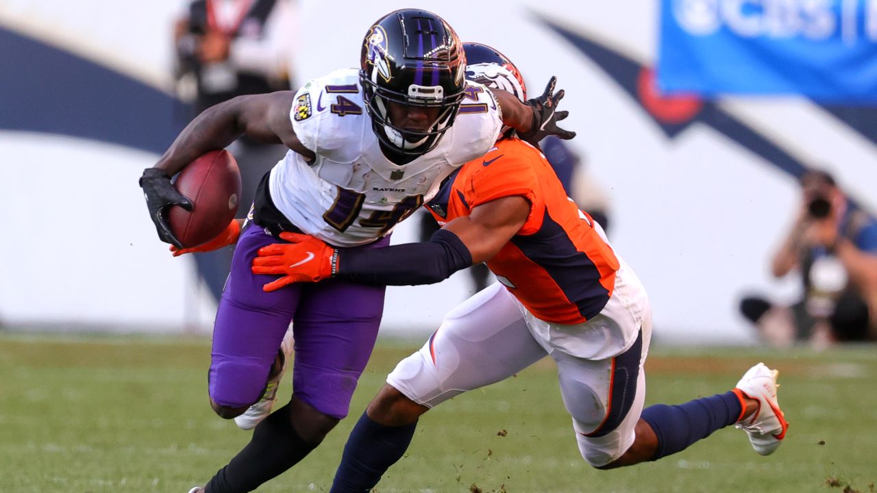Sammy Watkins' (seen here against the Denver Broncos) Baltimore Ravens are looking for their second straight win when they go up against the Dolphins on Thursday Night Football.