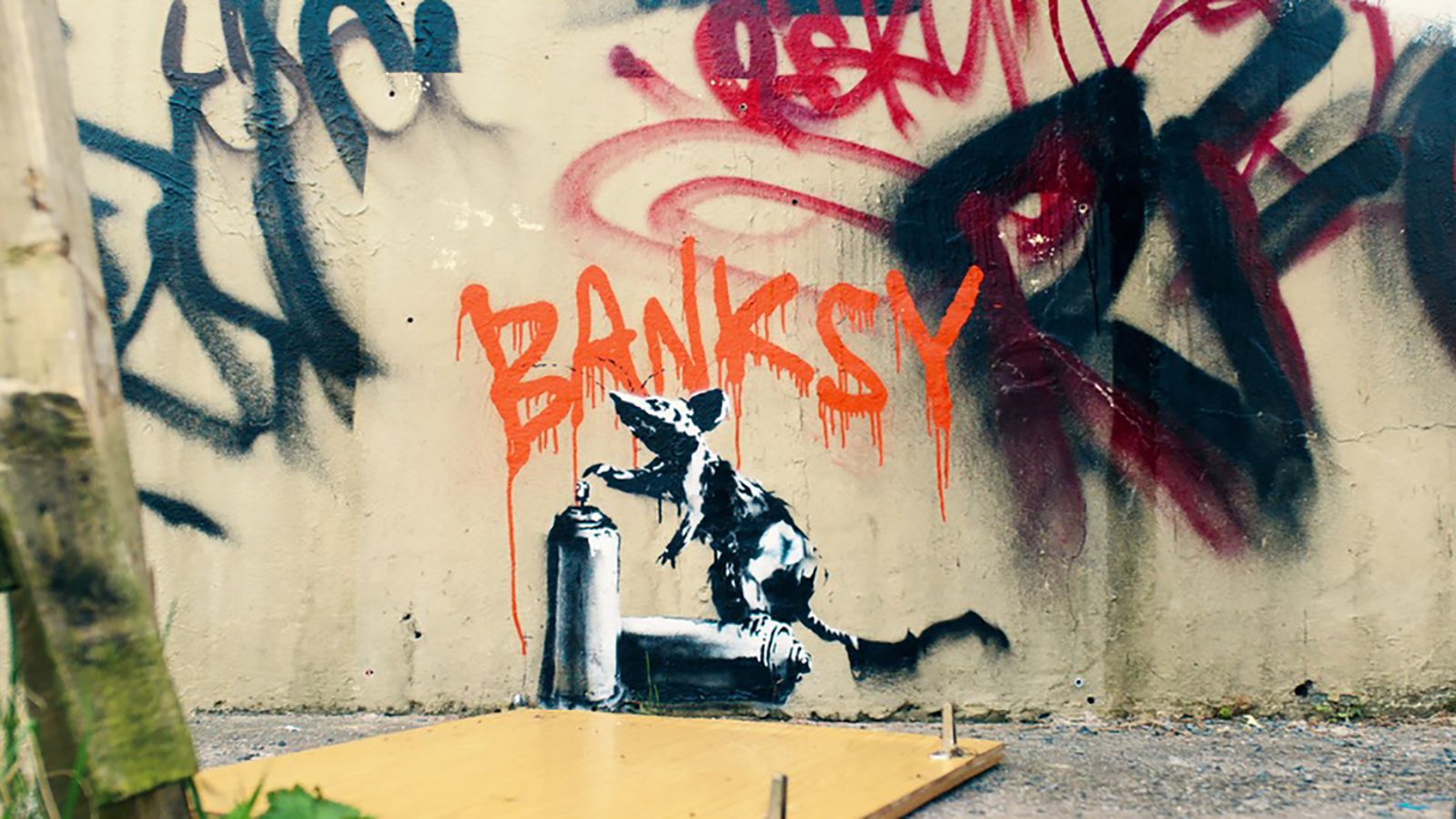 Christopher Walken Painted Over an Actual Banksy in BBC's The Outlaws
