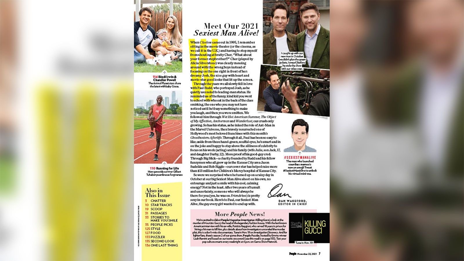 Paul Rudd named 2021′s Sexiest Man Alive by People magazine