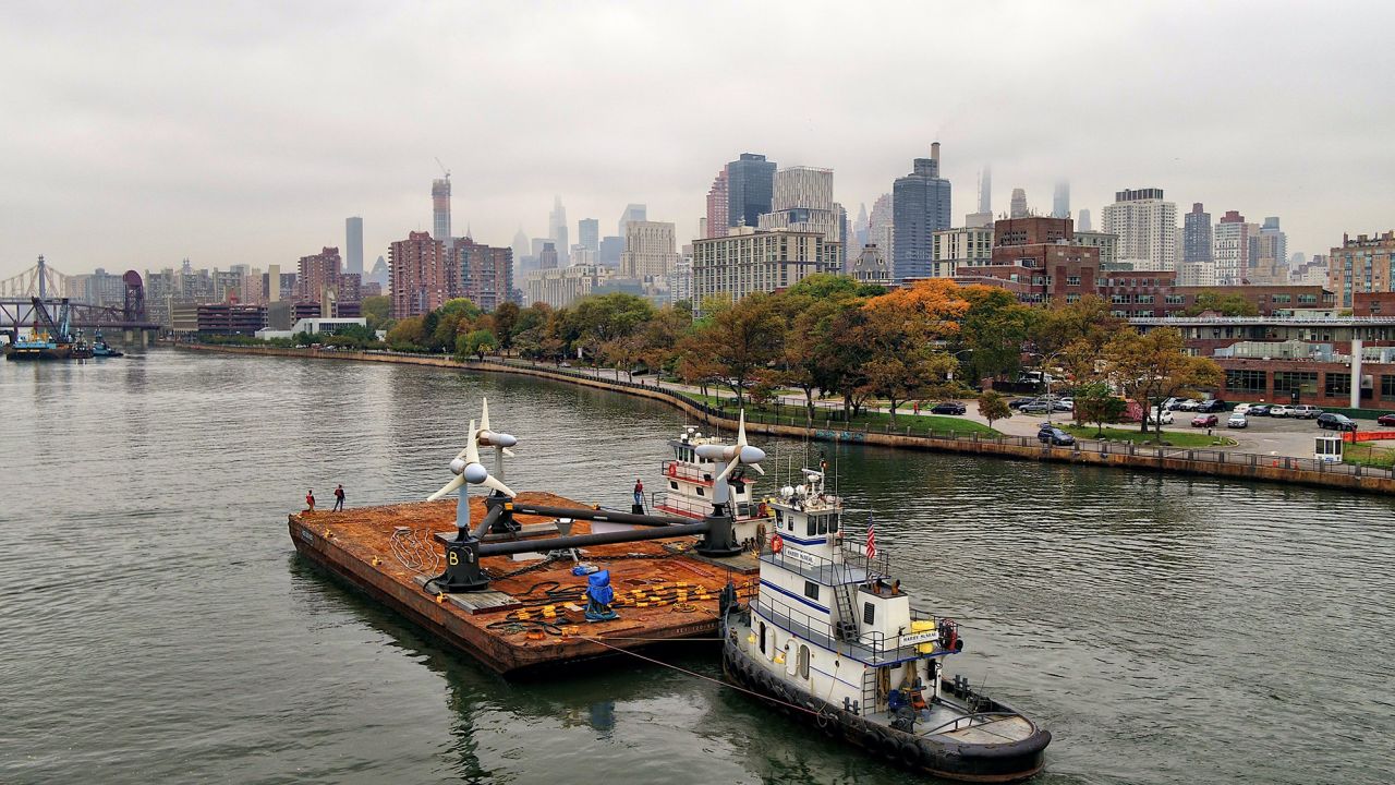 Verdant Power helps supply electricity to New York City through its turbines at the bottom of the East River.