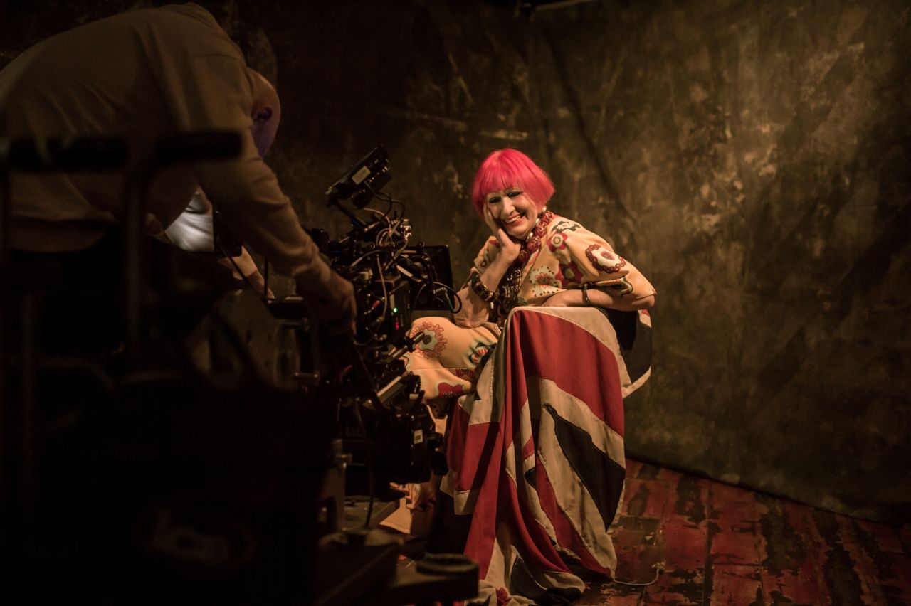 British fashion designer Zandra Rhodes, a contemporay of Quant's, was interviewed for the documentary.