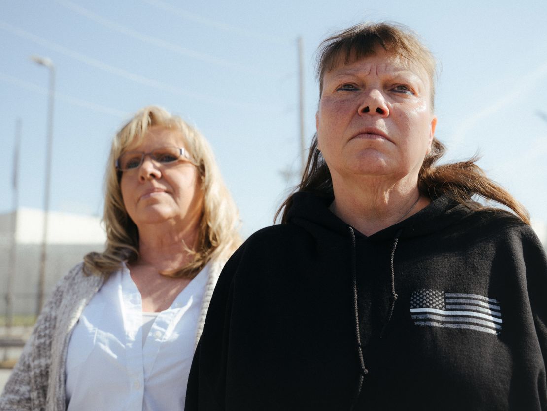 Former correctional officers Brenda Lust, left, and Shari Rich both quit after more than a decade working at the Leavenworth Detention Center, as they felt the prison was no longer a safe working environment.