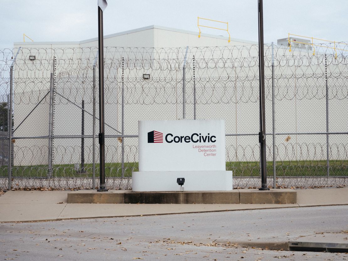 CoreCivic, one of the largest private prison companies, runs the Leavenworth Detention Center.