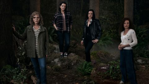 Christina Ricci, Melanie Lynskey, Juliette Lewis and Tawny Cypress in 'Yellowjackets'