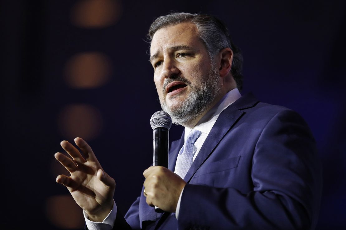 GOP Sen. Ted Cruz of Texas speaks during the Republican Jewish Coalition conference last weekend. 