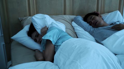 If your partner's snores can be heard though a closed door, it's time to see a sleep specialist.
