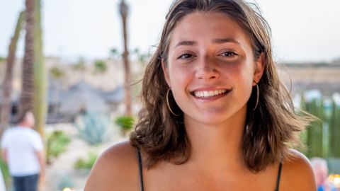 Alexa Gwyn, 19, an undergraduate at Vassar College in Poughkeepsie, New York, is a youth team leader with Headstream.