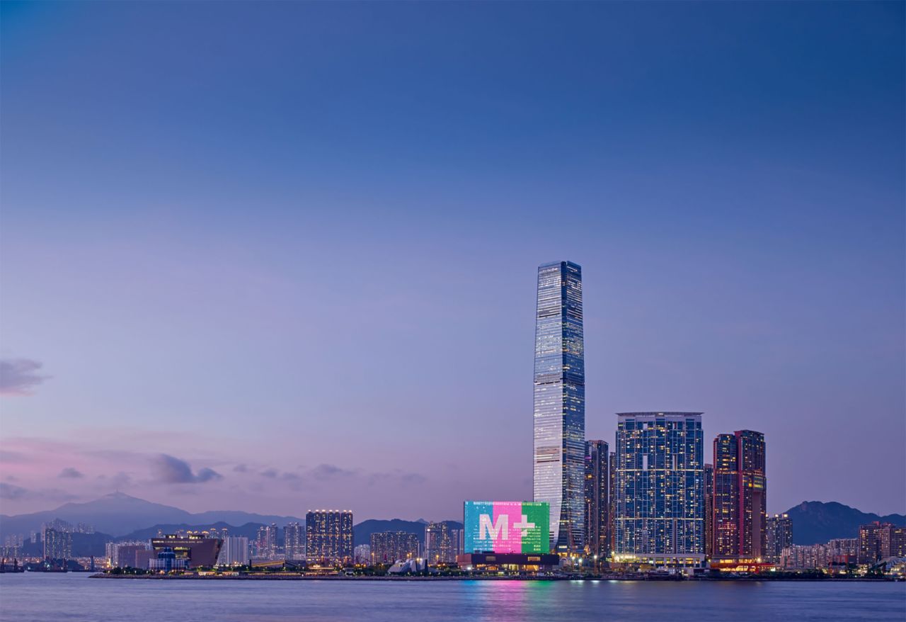 M+'s LED screen will project images of art.