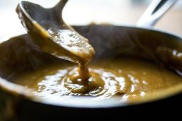 Vegan mushroom make-ahead gravy