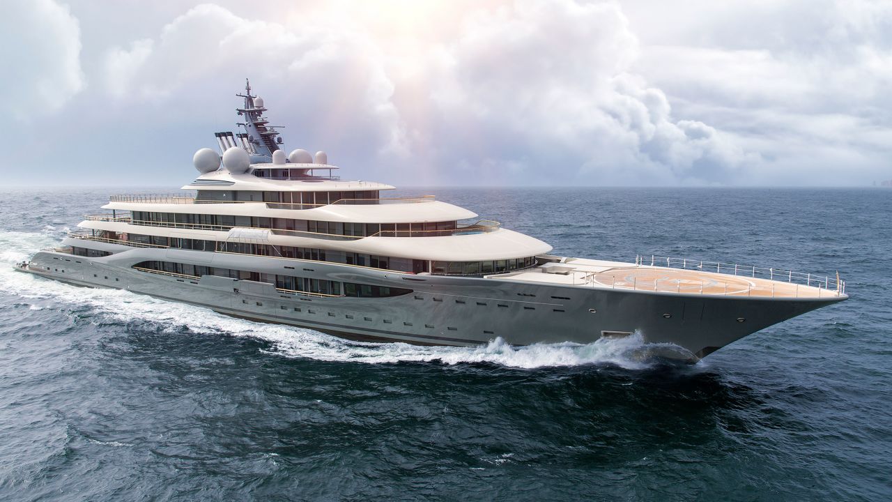 Flying Fox, which measures 136 meters, is the biggest yacht available to charter.