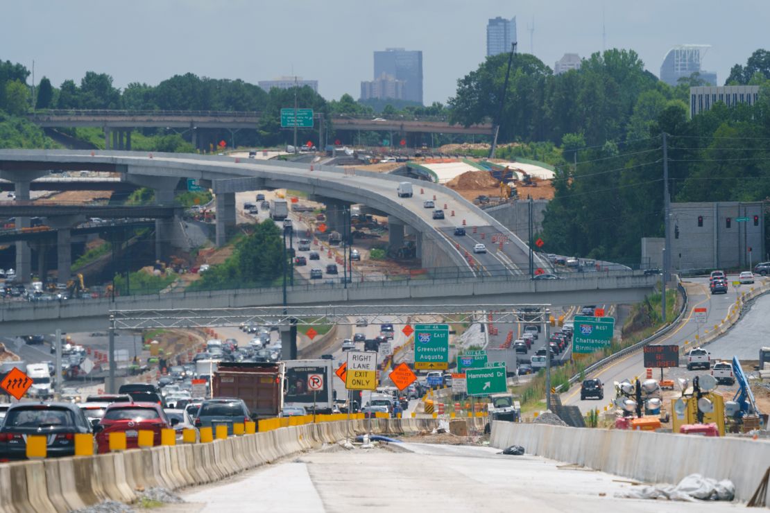 A bus rapid transit lane is planned to run along Georgia State Route 400.
