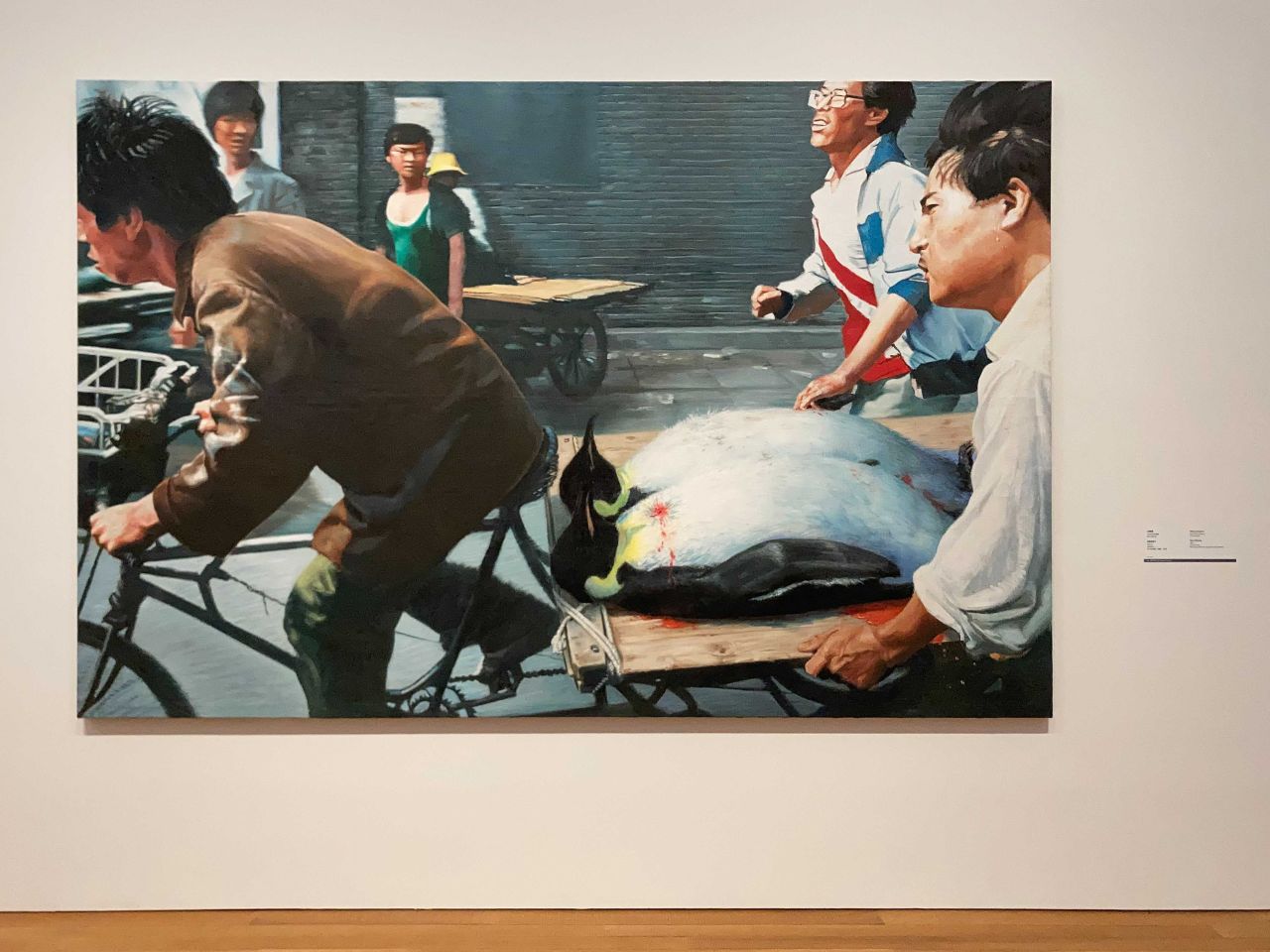 Wang Xingwei's "New Beijing" as shown in the museum.
