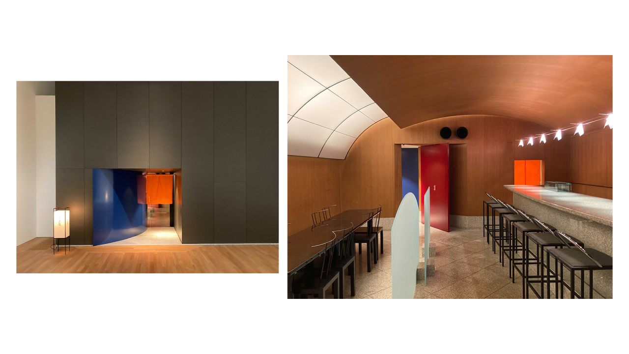 Visitors can see the Kiyomoto sushi bar, reinstalled into the museum.