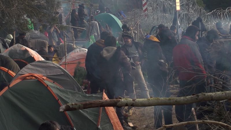 Belarus-Poland Border Crisis: Families Face Bitter Nights Without ...