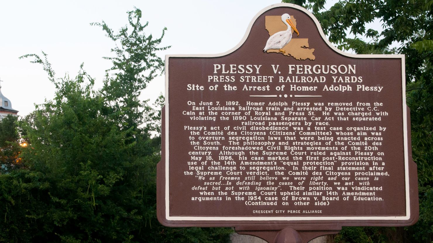 Homer Plessy one step away from a posthumous pardon more than century