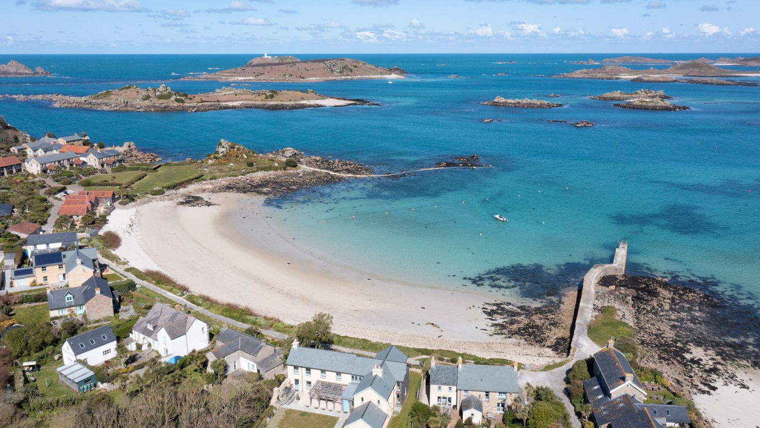 The Isles of Scilly were voted the most scenic destination of outstanding natural beauty in the UK. 