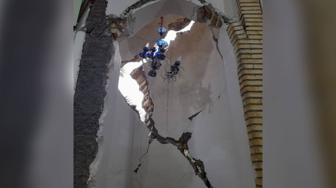 Emergency teams assessing the effects of a 6.3M earthquake that hit Iran and the aftershocks it caused.