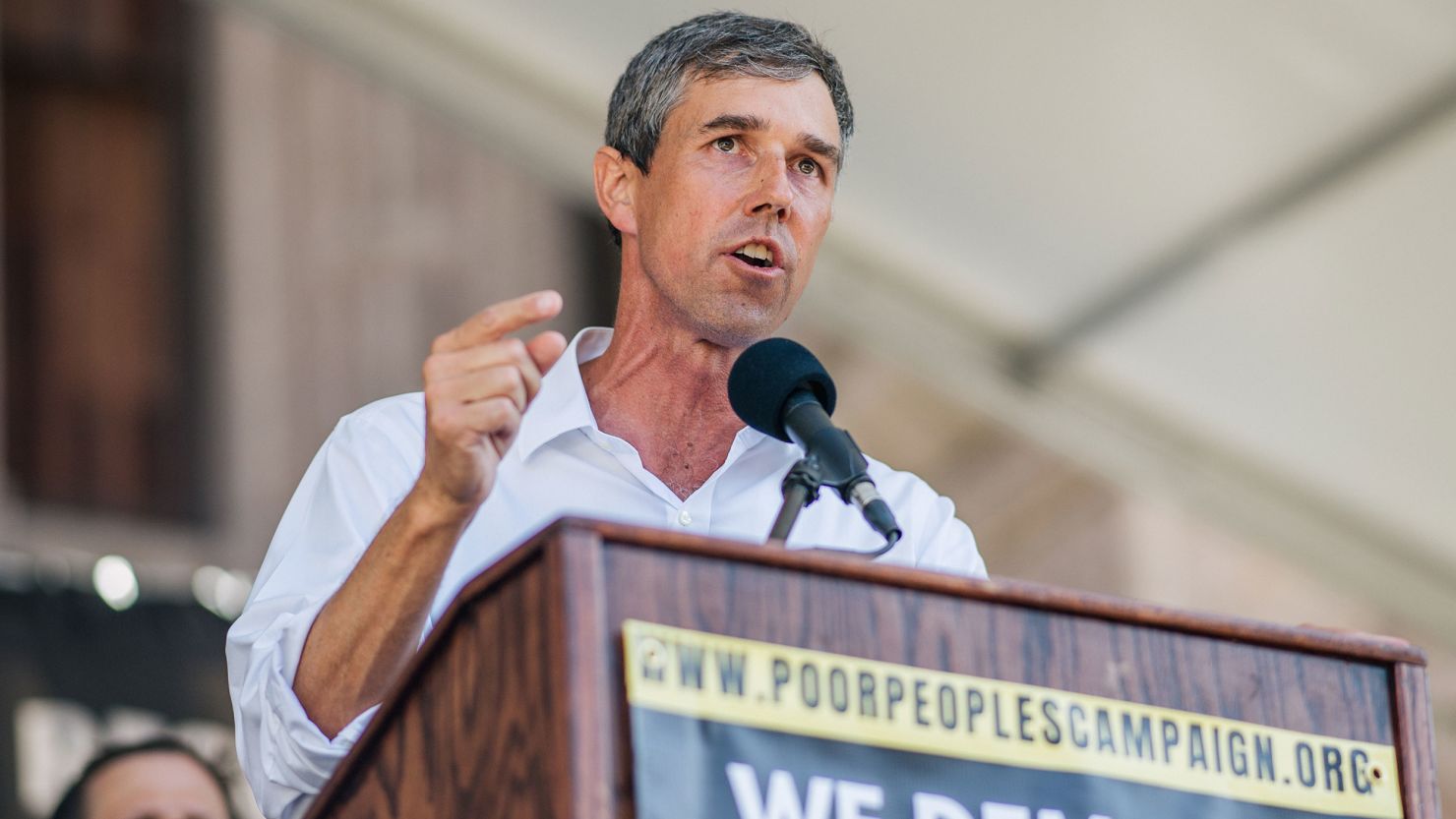 Former U.S. Rep. Beto O'Rourke speaks during the Georgetown to Austin March for Democracy rally on July 31, 2021 in Austin, Texas. 