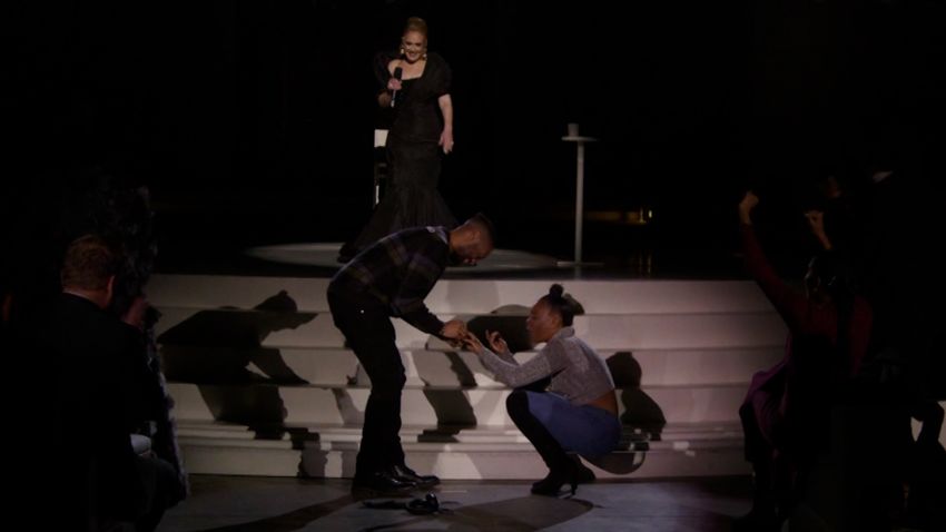 adele proposal one night only