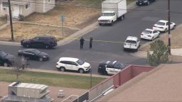 Police in Aurora, Colorado, responded Monday to reports of a shooting in a park close to a high school.