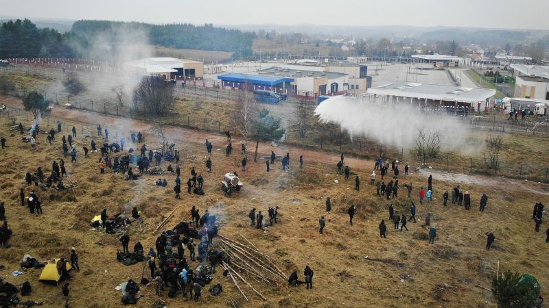 CNN On Scene As Violence Erupts On Belarus-Poland Border | CNN