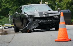 This car allegedly plowed into protesters on August 12, 2017, in Charlottesville.