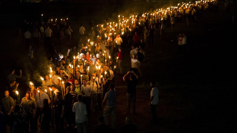 NextImg:Multiple people charged with burning objects with the 'intent to intimidate' on day of 2017 White nationalist march in Charlottesville | CNN Politics