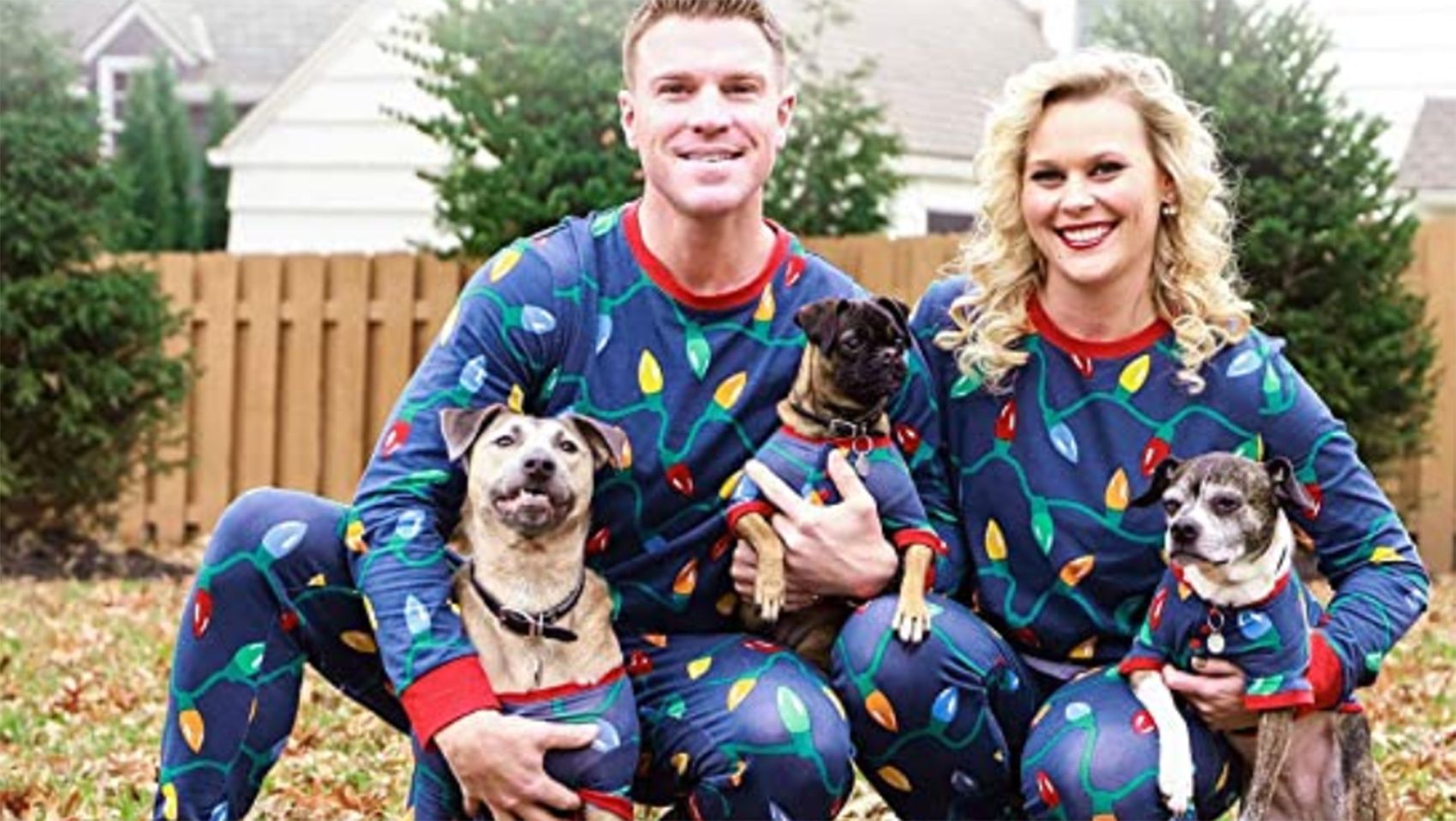 Family PJs PET Holiday Pajamas in Tree Print – CheapUndies
