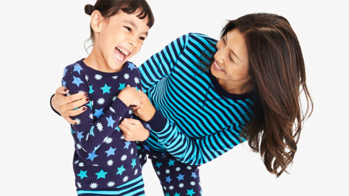 Primary Family PJs in Snowflake Stars