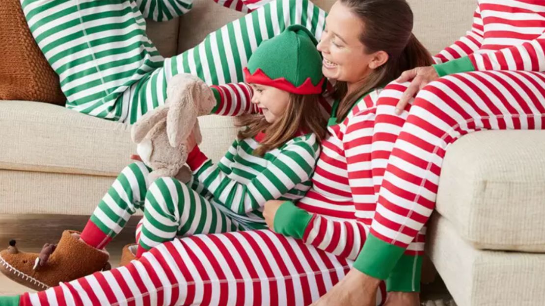 Hanna Andersson Red & Green Stripe Matching Family Pajamas?